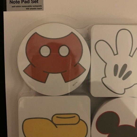 Disney Parks Mickey Mouse Body Parts Notepad Set - Picture 2 of 4